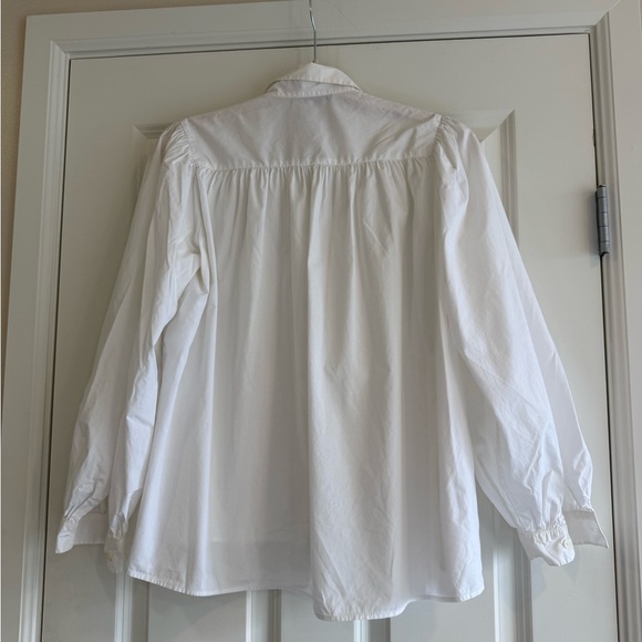 Maje Cigale Blouson White Sleeve Shirt - Picture 6 of 6